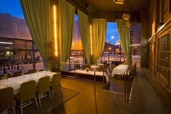 Part of the PlumpJack group, Jack Falstaff brings understated elegance to a particularly gritty part of the South of Market (SOMA) disctrict with its sleek olive green interior and suede-padded walls.